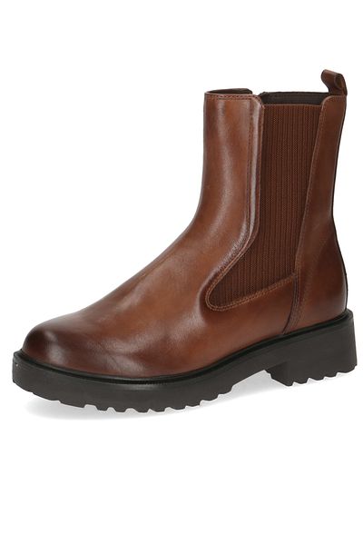 Caprice Damen Elegante Stiefelette 9-25426-43 Braun 303 Cognac Comb Leder Und Textil Mit Cap Mem/ther/fb