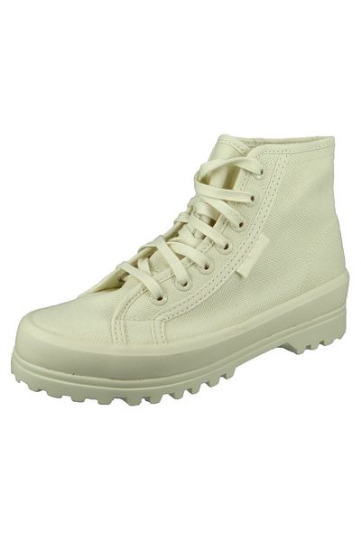Superga Damen High Sneaker 2341 Alpina High Top S00gxg0 Beige Akt Total Beige Leinen