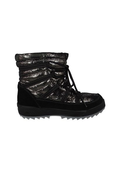 LACKNER Damen Winterstiefel Winterboots 7740 Ella Ls Tx Schwarz Black