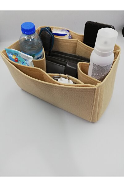 MARJİNAL W CLUB Çift Suluklu Standart Çanta Içi Organizer 28x15x12 Olculu