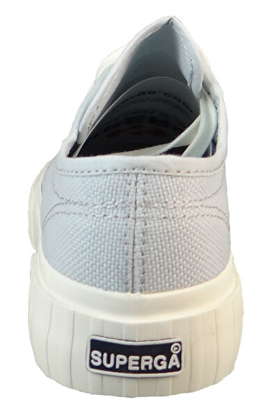 Superga Damen Low Sneaker 2630 Stripe Low Top S00grt0 Grau Anl Grey Lila Favorio Leinen