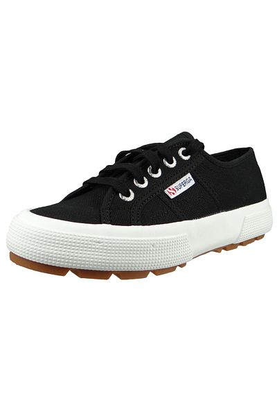 Superga Damen Low Sneaker Tank Cotu S111u7w-2750 Schwarz F83 Black White Textil