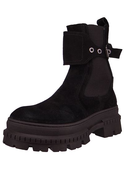 Mjus Damen Elegante Stiefelette 5251 Geordi P68205-0201 Schwarz 6002 Nero Leder