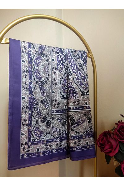 ZENİPEK Ethnic Pattern Cotton Shawl