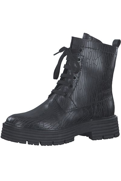 Marco Tozzi Damen Elegante Stiefelette Premio 2-25216-29 Schwarz 067 Black Str. Leder Mit Mt Feel