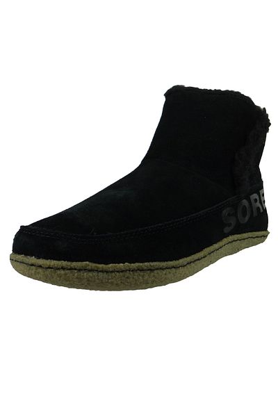 Sorel Damen Sportliche Stiefelette Nakiska Bootie 1876141 Schwarz 011 Black Sage Leder