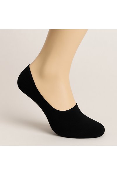 Gönültaş Men's Bamboo 6-Piece Black Pack / Silicone Supported / Bamboo Ballet Socks / Silicone Supported Ballet Socks
