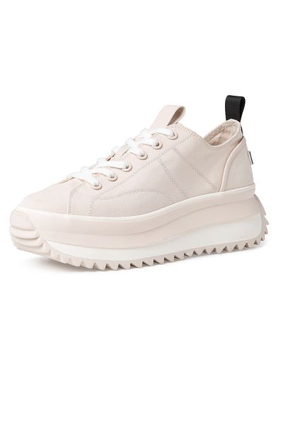 Tamaris Damen Low Sneaker Low Top 1-23731-41 Creme 418 Ivory Textil Mit Touch-it