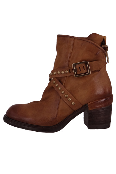 A.S.98 Damen Elegante Stiefelette 4004 Jamal A24223-0101 Braun 6285 Daino Leder