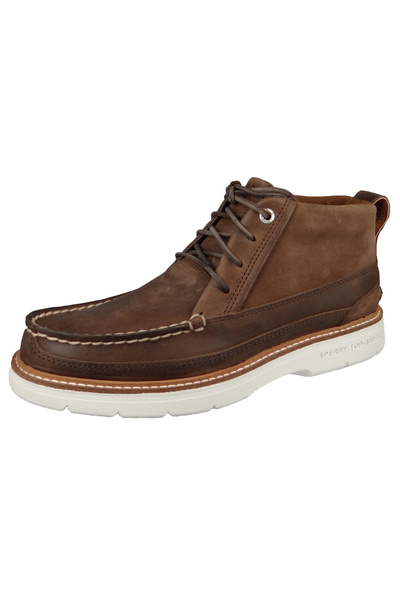 SPERRY Herren Sportliche Stiefelette A/o Pluswave Lug Chukka Sts23613 Braun Brown Leder Und Textil