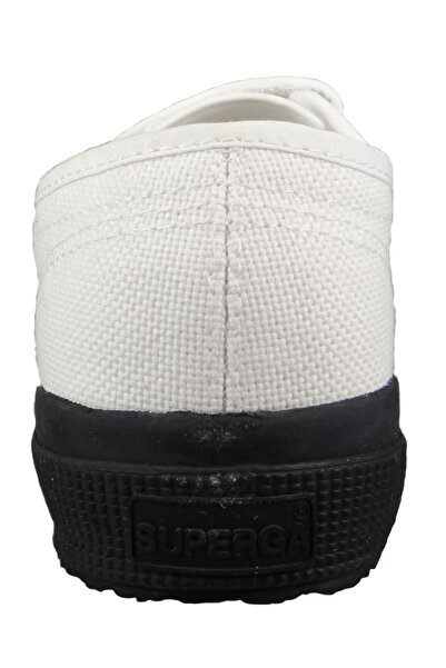 Superga Damen Low Sneaker Cot3strapu Low Top S00bn20-2750 Weiß Abb White-black Textil