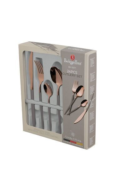 Berlinger Haus 24-piece Cutlery Set Taupe Bh 3071, Gray
