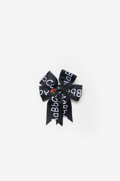 Le Mabelle Black Alphabet Themed Buckle Clip for Girl
