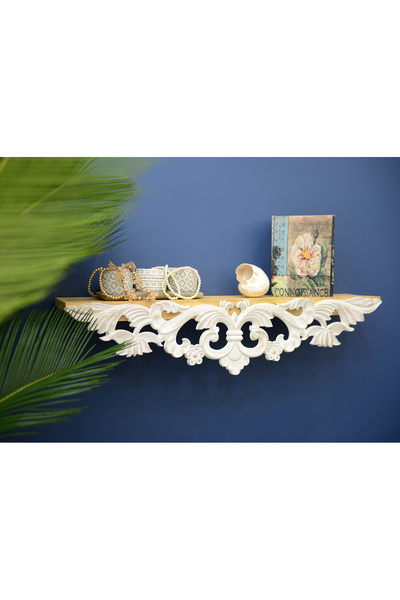 MINIWOODEN TOYS AHŞAP DEKORATİF OYMALI RAF