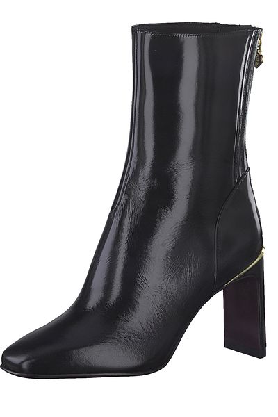 Tamaris Damen Elegante Stiefelette H&s Heart And Sole F 1/2 1-25368-29 Schwarz 001 Black Leder Mit Removable