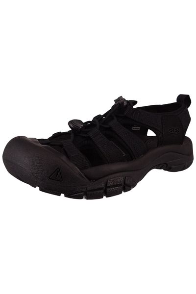 Keen Damen Trekking-sandalen Sandalen Wanderschuhe Newport H2 1025028 Schwarz Triple Black Polyester Mit