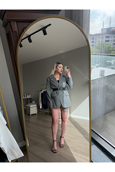 Bisou Gri blazer ceket