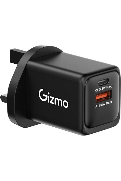 Gizmo Qizmo 48W Home Wall Charger Black
