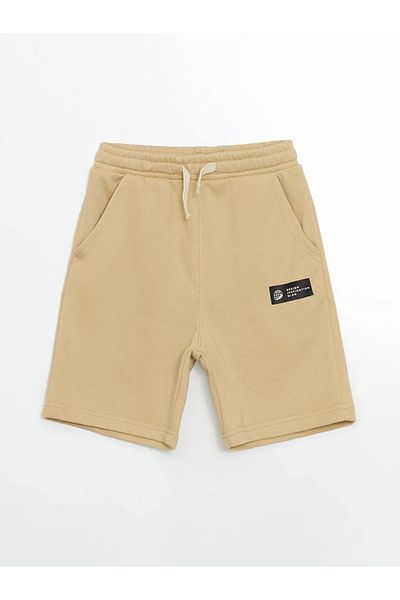 LC Waikiki Lcw Kids Beige Elastic Waist Boys Shorts 2-Pack
