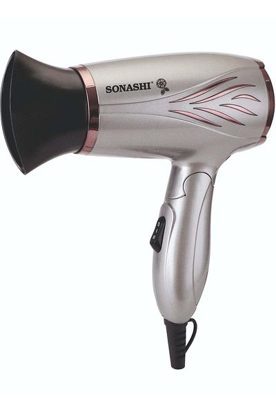 sonashi Travel Friendly Professional Hair Dryer SHD-5005N Grey/Maroon