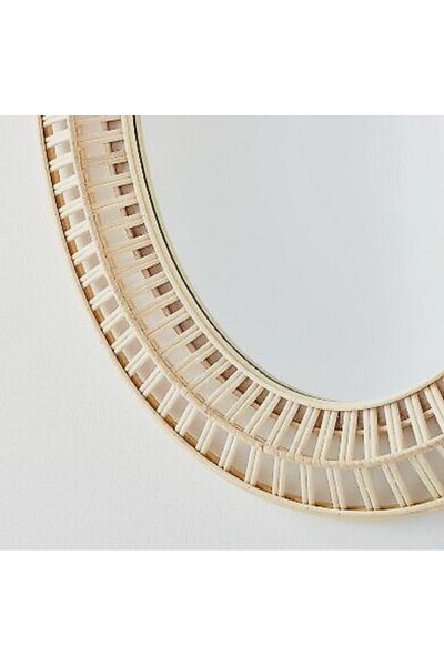 Threshold Light Woven Oval Mirror - Threshold™ Designed with Studio McGee
