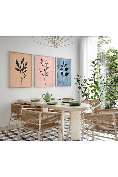 Dekorsiahome 3 Piece Wooden Framed Living Room Living Room Kitchen Table Set Set3121