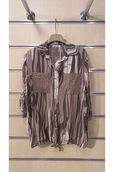 Park Moda Италианска риза с пайети и райета