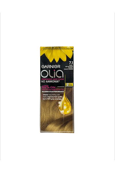 Garnier Olia Hair Color 7.10 (41800) --- غارنيه اوليا 7.10 اشقر رمادى غامق