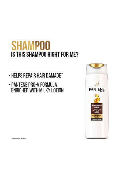 Pantene Pro-V Milky Damage Repair Shampoo 400 ml + Conditioner 360 ml