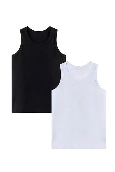 BPM Premium Ribbed Streetwear Tank Top Black