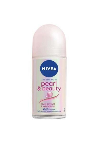 NIVEA مزيل عرق نيفيا رول أون بيرل آند بيوتي - 50 مل