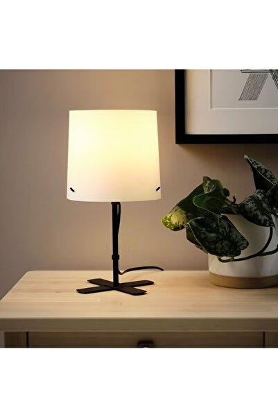 rexa Table Lamp, Black/white.