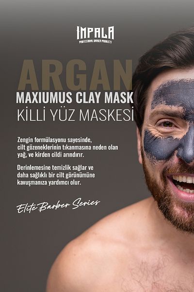 IMPALA Clay Mask Mud Mask Argan Mud Mask 400Gr