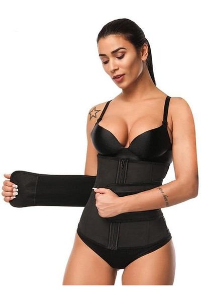 Dee-Trimmer Dee Trimmer Venessa Single Strap Waist Trimmer Belt Slim Body Sweat Wrap And Zipper Closure for Stom