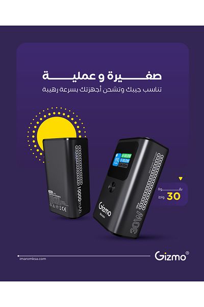 Gizmo Qizmo Power Bank 10000mAh 30W