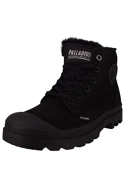 Palladium Damen Sportliche Stiefelette Pampa Hi Zip Wl Gefüttert 95982-010-m Schwarz Black/black Leder