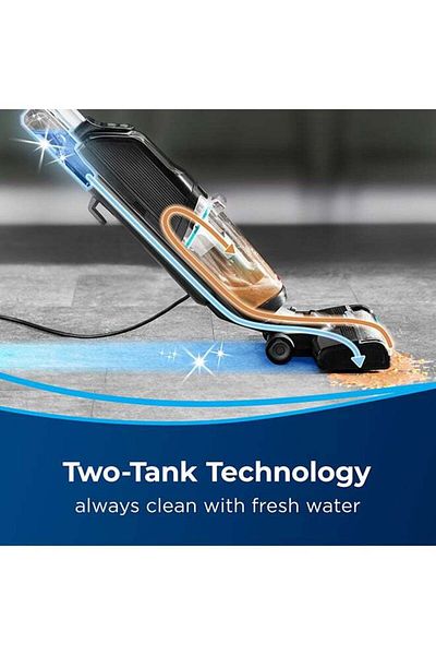Bissell Crosswave Hf2 Wet And Dry Hard Floor Vacuum Cleaner 370 W 3845e Light Blue