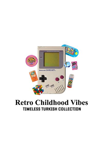 Sekizbiraltı Μαύρο μπλουζάκι Unisex με στάμπα ρετρό Childhood Vibes