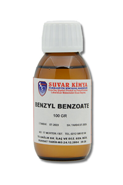Suvar Kimya Benzil Benzoat 100 gr