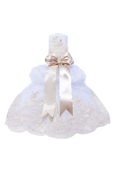 Recostore Baptismal gift and candle set, "With love from the godparents", 8 pieces, REC1823