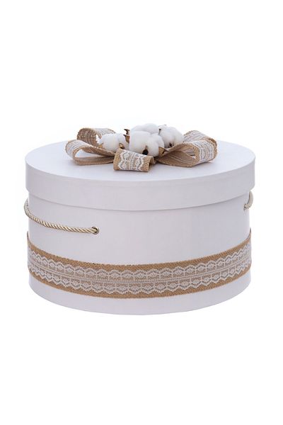 Recostore Trusou Simplu Botez, Floare De Bumbac, 9 Piese, Alb, Rec3115