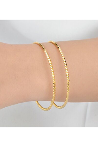 kuyumcu nurettin 5 gr (GRAM)Ankara Burması Ajda Bilezik Yatırımlık Işçiliksiz 22 Ayar Altın (5.4-5.6-5.8-6.0-6.2)