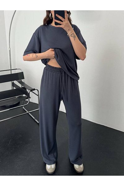 BRGCLOTHING Crew Neck O.Y.S.H T-Shirt Pants Modal Set