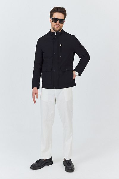EnricoBASELLİ Judge Collar Summer Coat