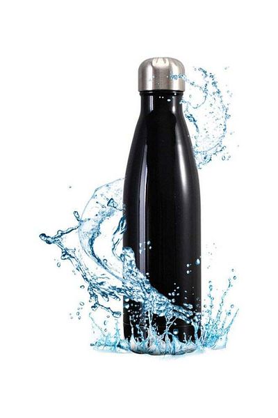 Generic 500ML Stainless Steel Vacuum Insulated Water Bottle Cola Shape Bottle Keep 12 Hours Cold & H