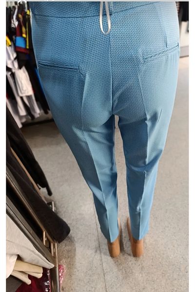 couis Women's High Waist Fabric Pants