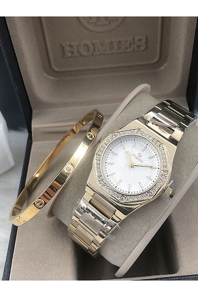 Homies Homies Wrist Watch Steel Bracelet with Gift Hmsby-202505933