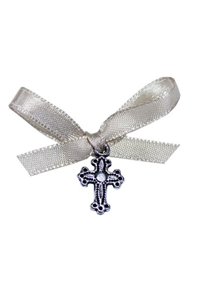 Recostore Set marturii cruciulite cu funda crem botez, 30 buc, REC320