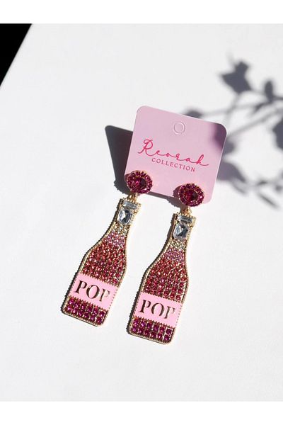Reorah Collection Pink Champagne Earrings