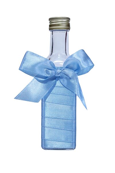 Recostore Sticluta mir cu panglica bleu botez, 100 ml, REC333